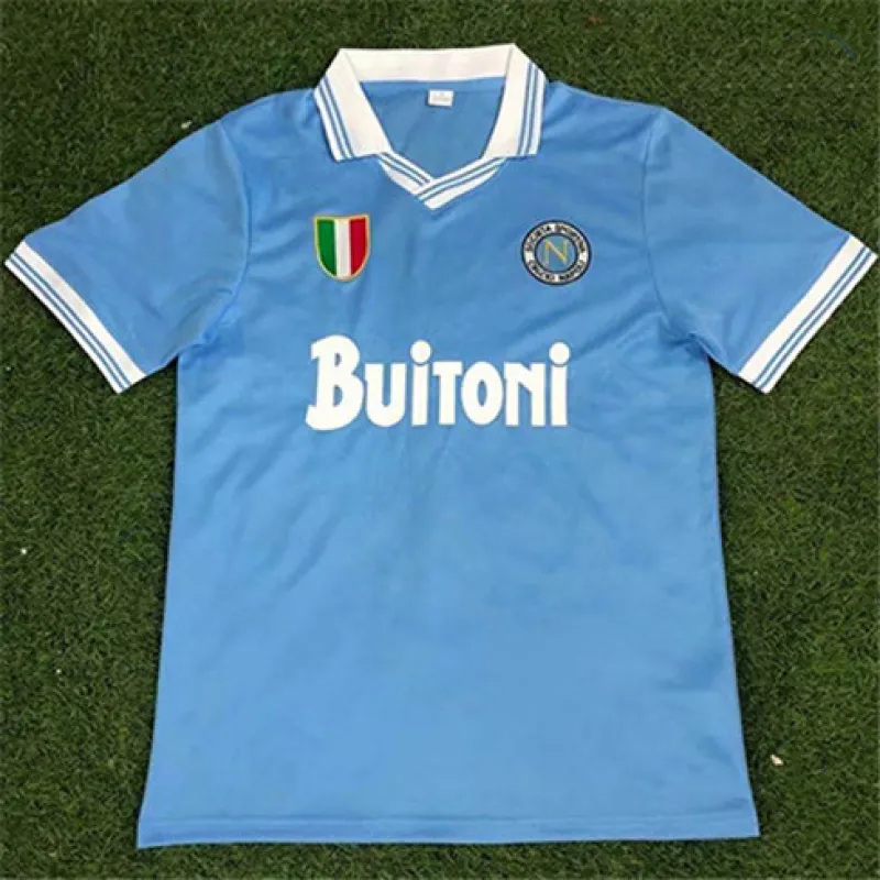 Napoli 1986/87 Away Retro Jersey - Blue