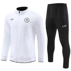 Veste de sport pour enfants A de Naples 2024/25 - Blanche