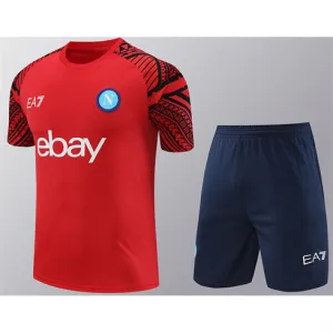 Napoli 2024/25 Training Shirt + Shorts - Red