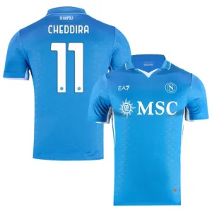 Maillot de domicile de Napoli 2024/25 de Cheddira - Bleu