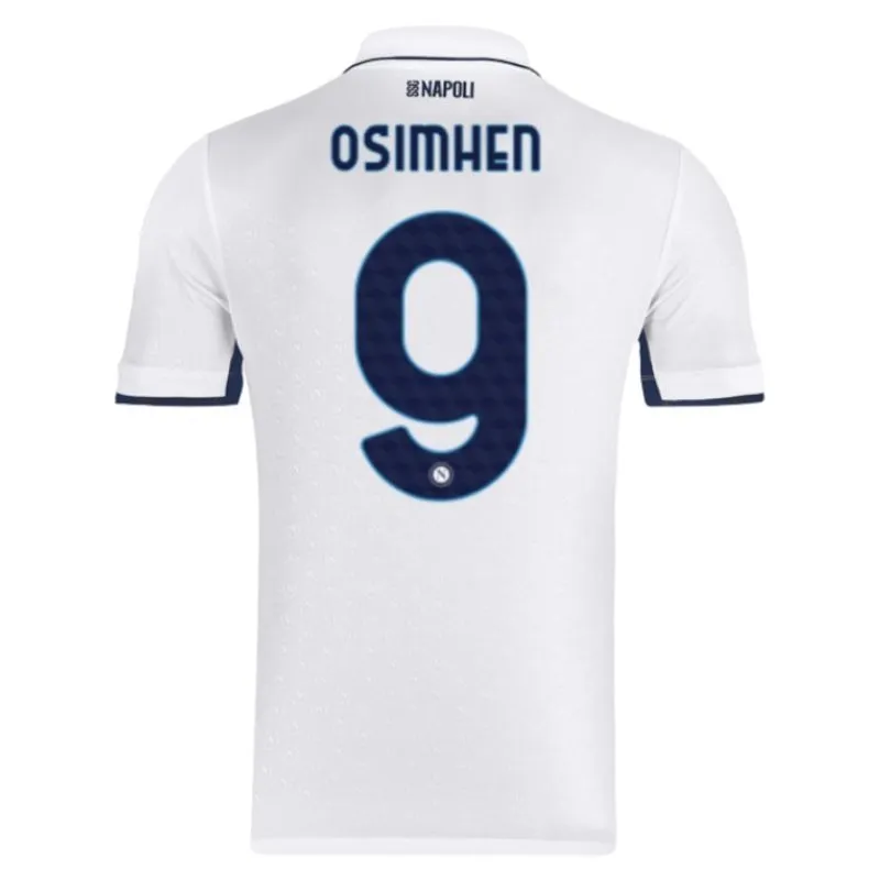 Maillot d'extérieur de Napoli 2024/25 d'Osimhen - Blanc