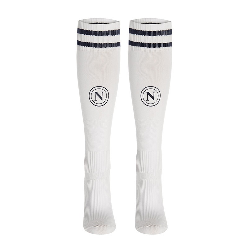 Osimhen's Napoli 2024/25 Away Kids' Jersey Set - White