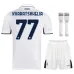 Jeux de maillots pour enfants d'extérieur de Napoli 2024/25 de Kvaratskhelia - Blanc