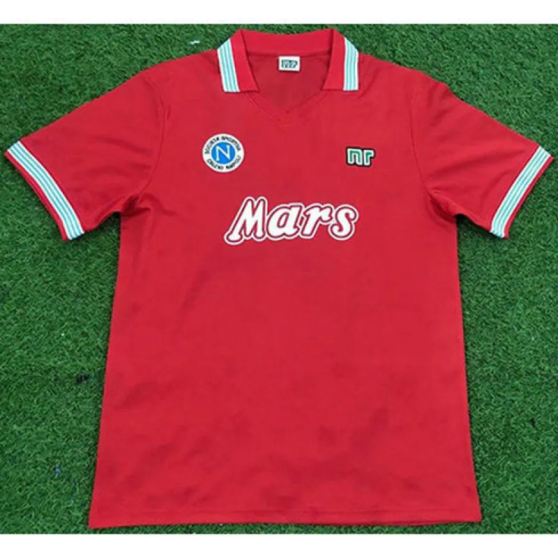 Napoli 1988/89 Third Retro Jersey - Red