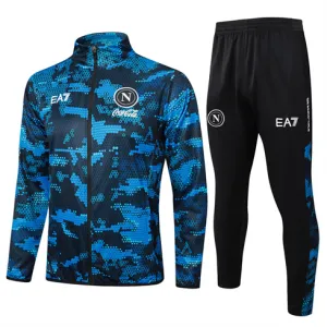Veste de sport pour enfants A de Naples 2024/25 - Bleue