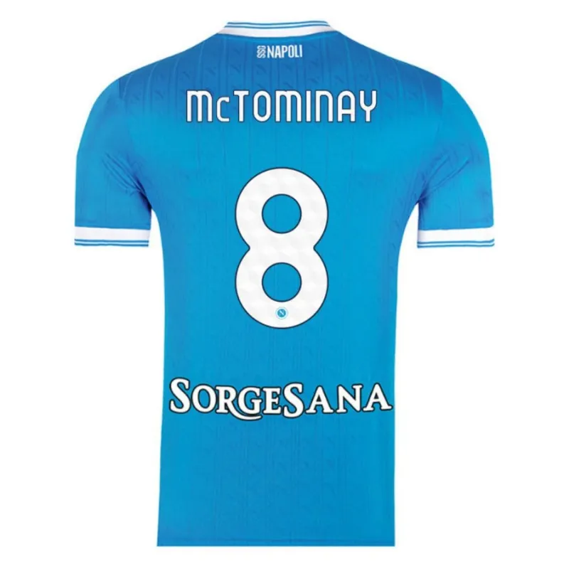 Maglia di casa di McTOMINAY per il Napoli 2025/26 - Blu