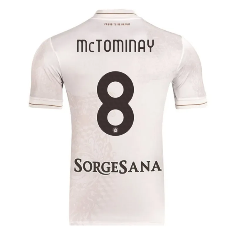 Napoli McTOMINAY 2025/26 Away Jersey - Beige