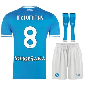 Napoli McTOMINAY 2025/26 Heim-Kinder-Trikot-Set - Blau