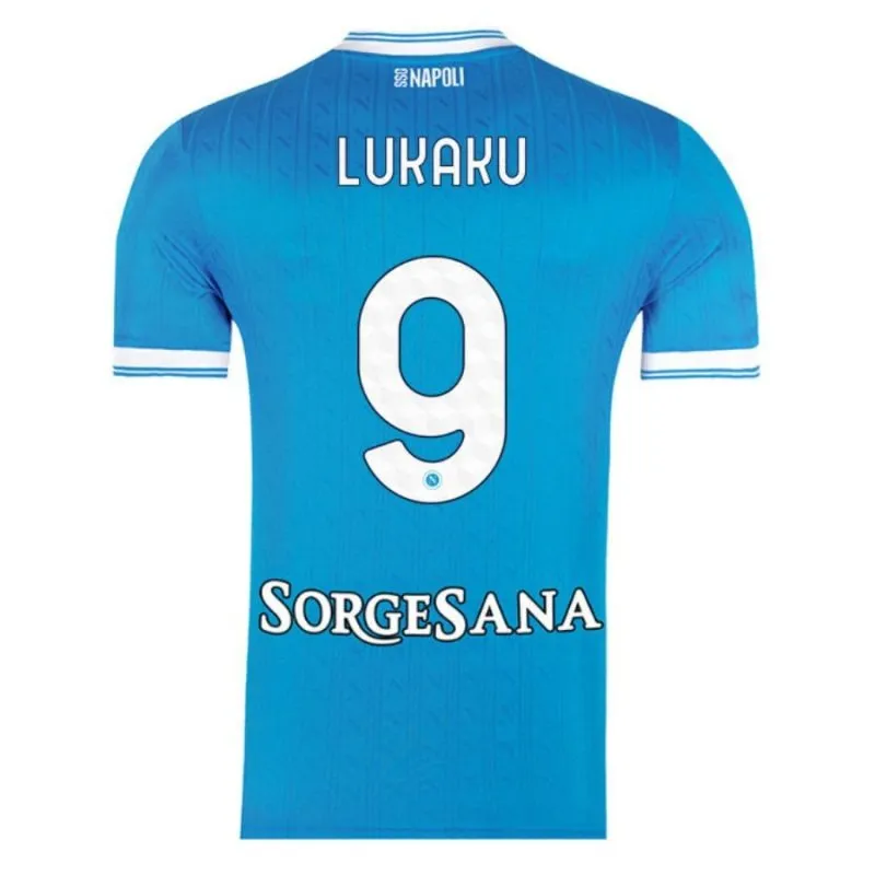 Napoli LUKAKU 2025/26 Home Kids' Jersey Set - Blue
