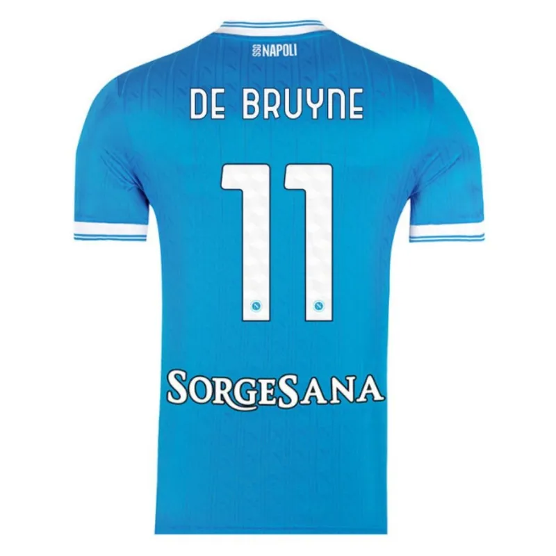 Napoli DE BRUYNE 2025/26 Heim-Kinder-Trikot-Set - Blau