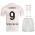 Napoli LUKAKU 2025/26 Away Kids' Jersey Set - Beige