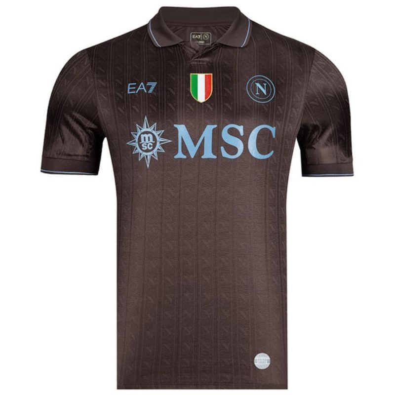 Napoli 2025/26 Third Kids Kit Jersey - Black