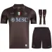 Napoli 2025/26 Third Kids Kit Jersey - Black
