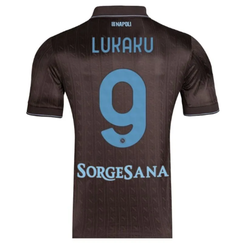 Napoli LUKAKU 2025/26 Maglia Third - Nera
