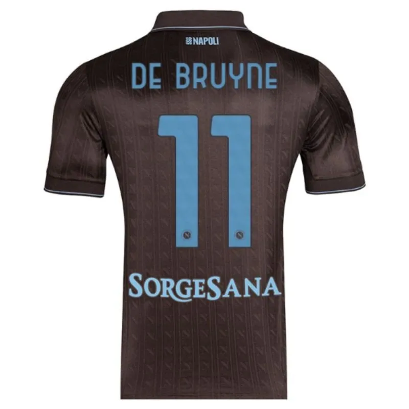 Napoli DE BRUYNE 2025/26 Maglia Third - Nera