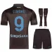 Neapel LUKAKU 2025/26 Kinder Drittes Kit - Schwarz