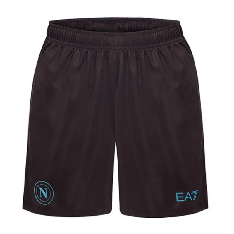 Neapel LUKAKU 2025/26 Kinder Drittes Kit - Schwarz