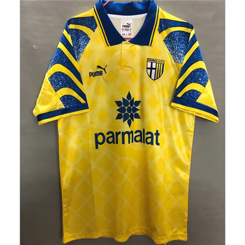 Maillot retro de Parma 1995 - 97 - Jaune