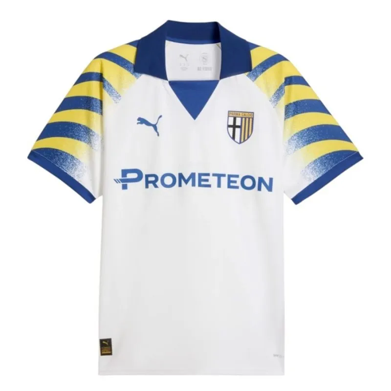 Parma 2025/26 Drittes Kinder-Trikot-Set - Blau/Gelb