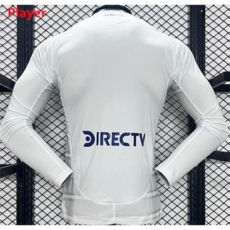 Boca Juniors 2024/25 Away Long Sleeve Player Jersey - White