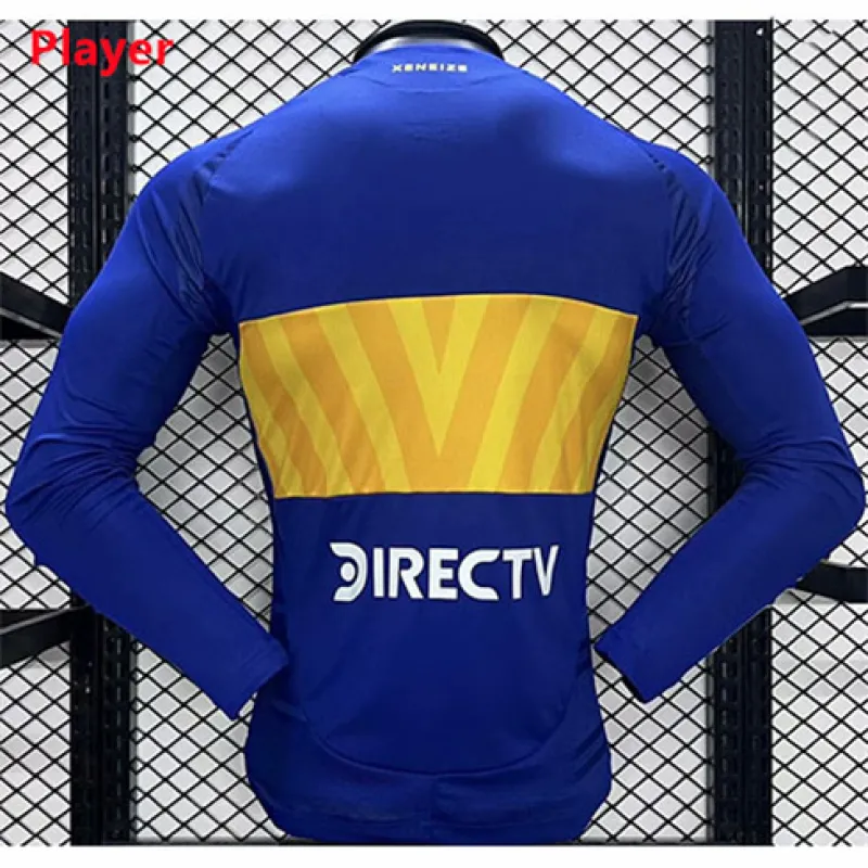 Boca Juniors 2024/25 Home Long Sleeve Player Jersey - Blue