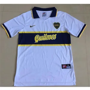 Maglia retrò di trasferta di Boca Juniors 1997 - Bianca