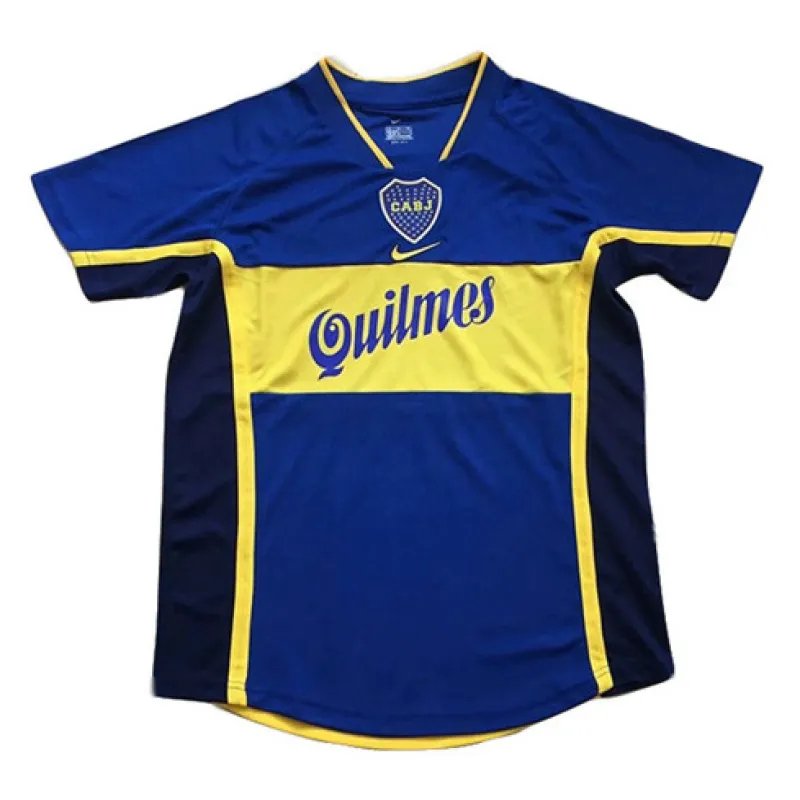 Boca Juniors 2001 Retro Home Jersey - Blue