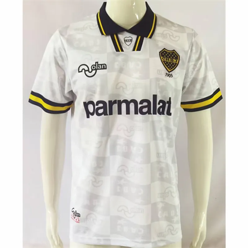 Boca Juniors 1995/96 Retro Away Jersey - White