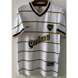 Maglia retrò di trasferta di Boca Juniors 1999 - Bianca
