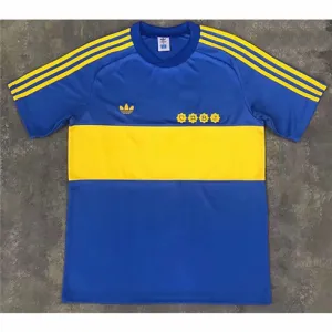 Maglia retrò di campo di casa di Boca Juniors 1981 - Blu