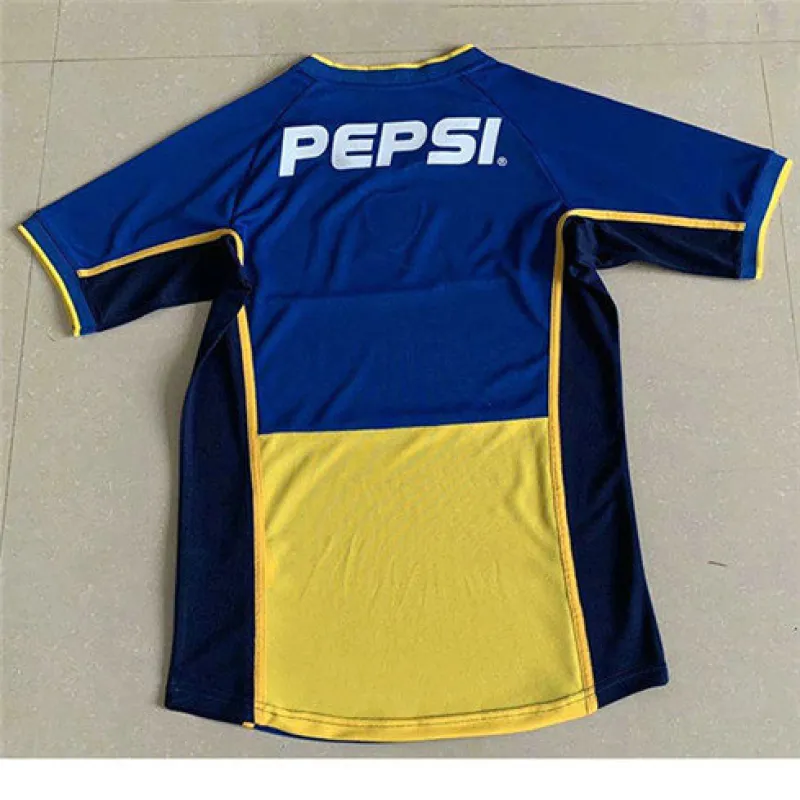 Boca Juniors 2002 Retro Home Jersey - Blue