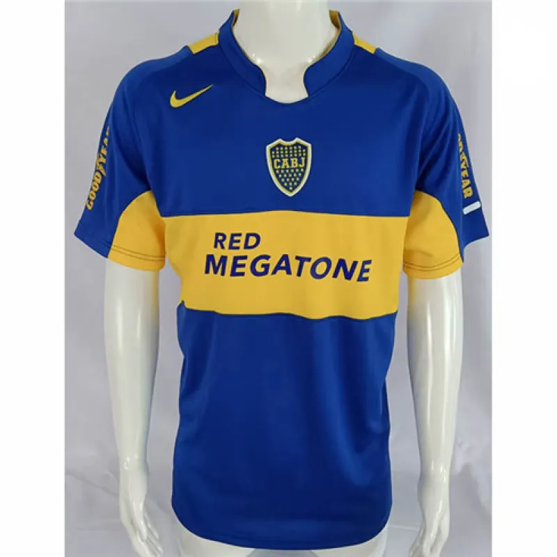 Maglia retrò di campo di casa di Boca Juniors 2005/06 - Blu