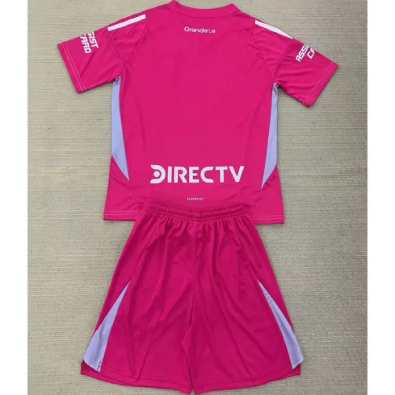 Maglia del portiere per bambini di River Plate 2024/25 - Rosa
