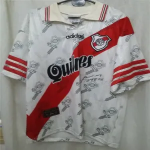 Maglia retro di casa di River Plate 1996 - Bianca
