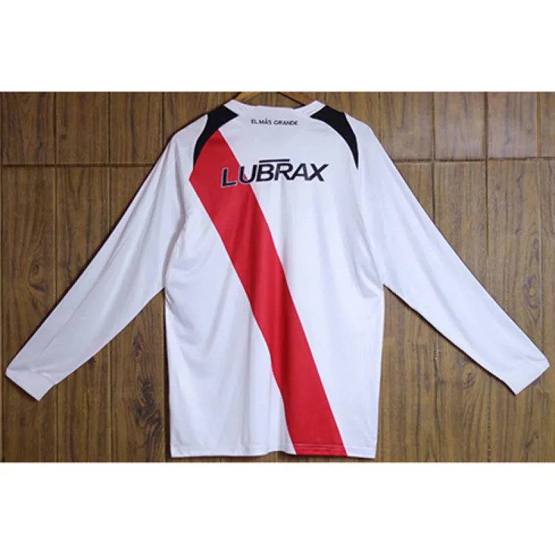 River Plate 2009 Home Retro Long Sleeve Jersey - White