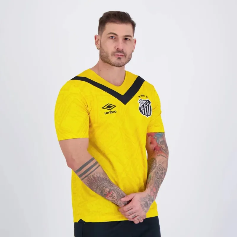 Santos 2024/25 Third Away Jersey - Yellow