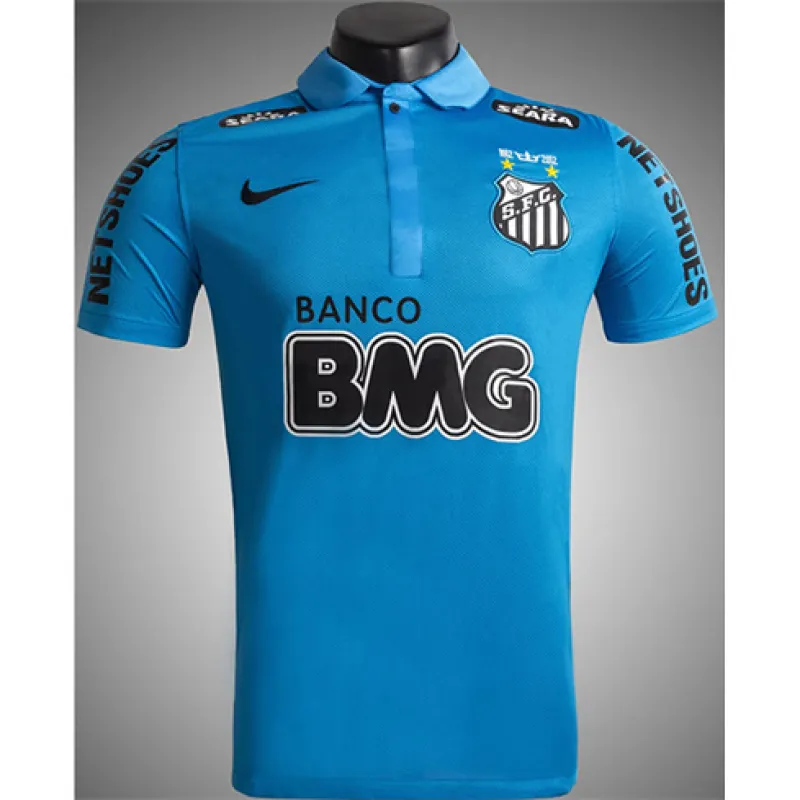 Maglia di trasferta retro di Santos 2011/12 - Azzurra