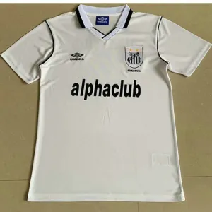 Maglia di casa retro di Santos 2001 - Bianca
