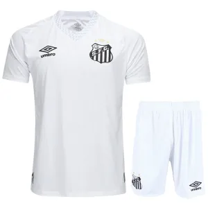Santos Kids' Jersey + Shorts 2025/26 Home - White