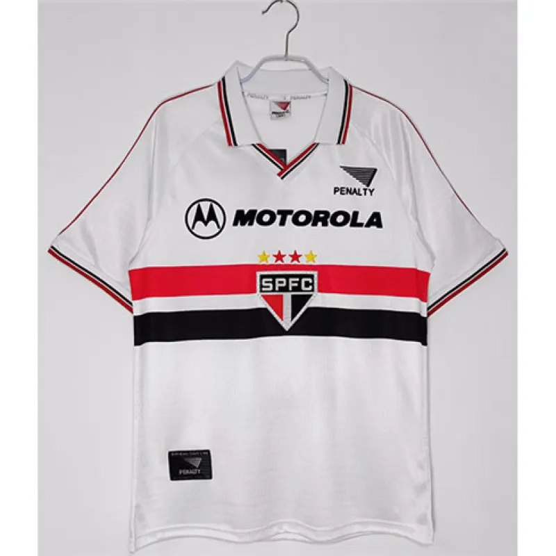 Maglia retro di casa di São Paulo del 2000 - Bianca