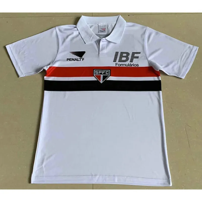 São Paulo 1991 Retro Home Jersey - White