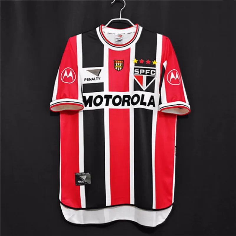 São Paulo 2000 Retro Away Jersey - Red