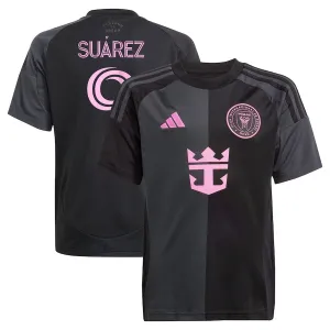 Luis Suárez's Inter Miami 2025/26 Away Kids Jersey - Black