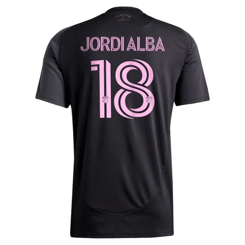 Maglia d'esterno di Jordi Alba di Inter Miami 2025/26 - Nera