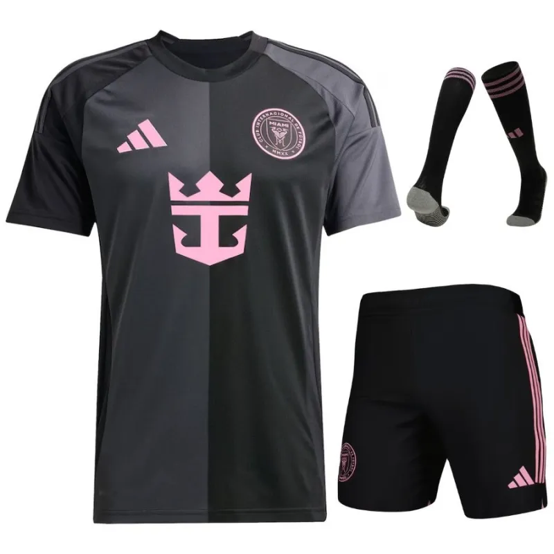 Inter Miami 2025/26 Traje de camiseta infantil - Exterior - Negro