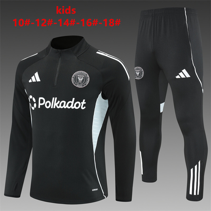 Inter Miami 2025/26 Kids Sports Set Black