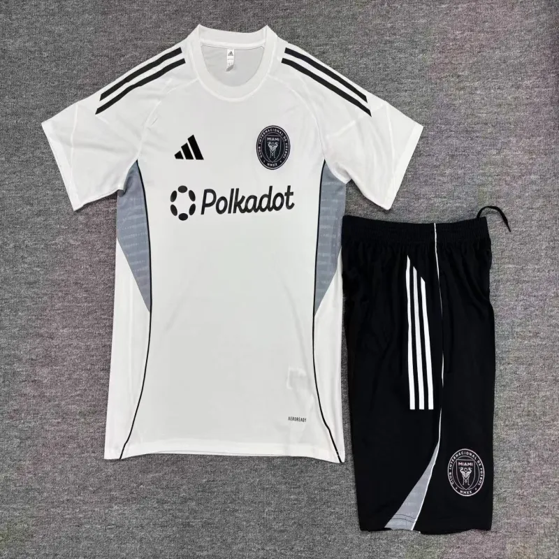 Inter Miami 2025/26 Conjunto de Entrenamiento Infantil blanco