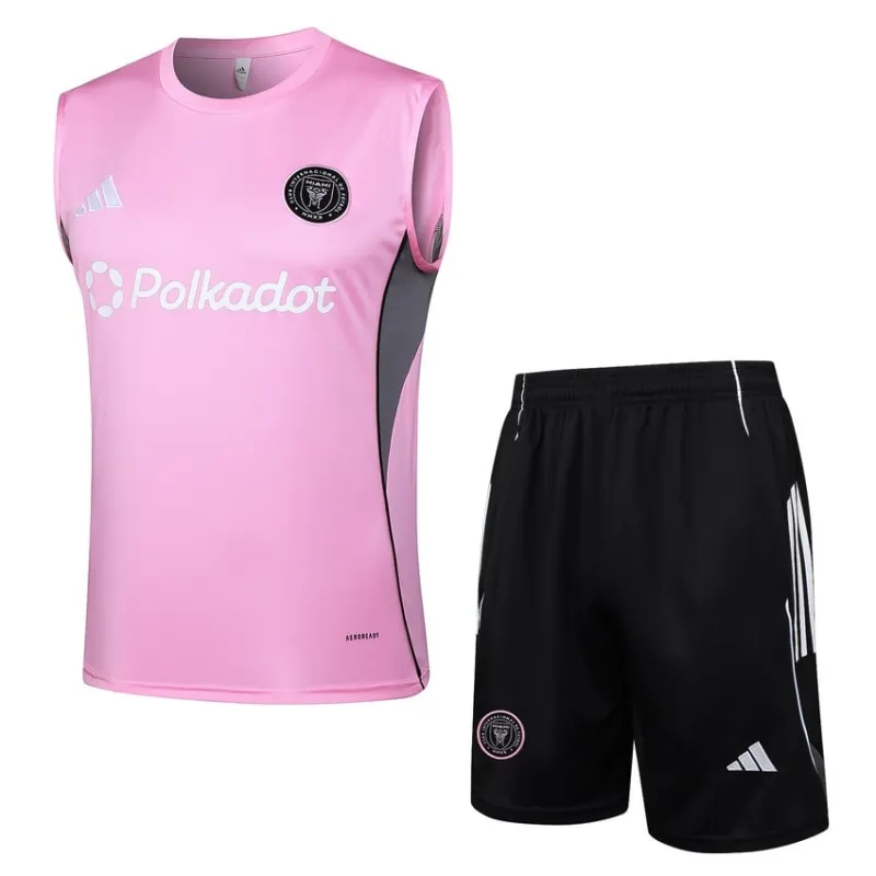 Inter Miami 2025/26 Shorts and Vest Set - Pink
