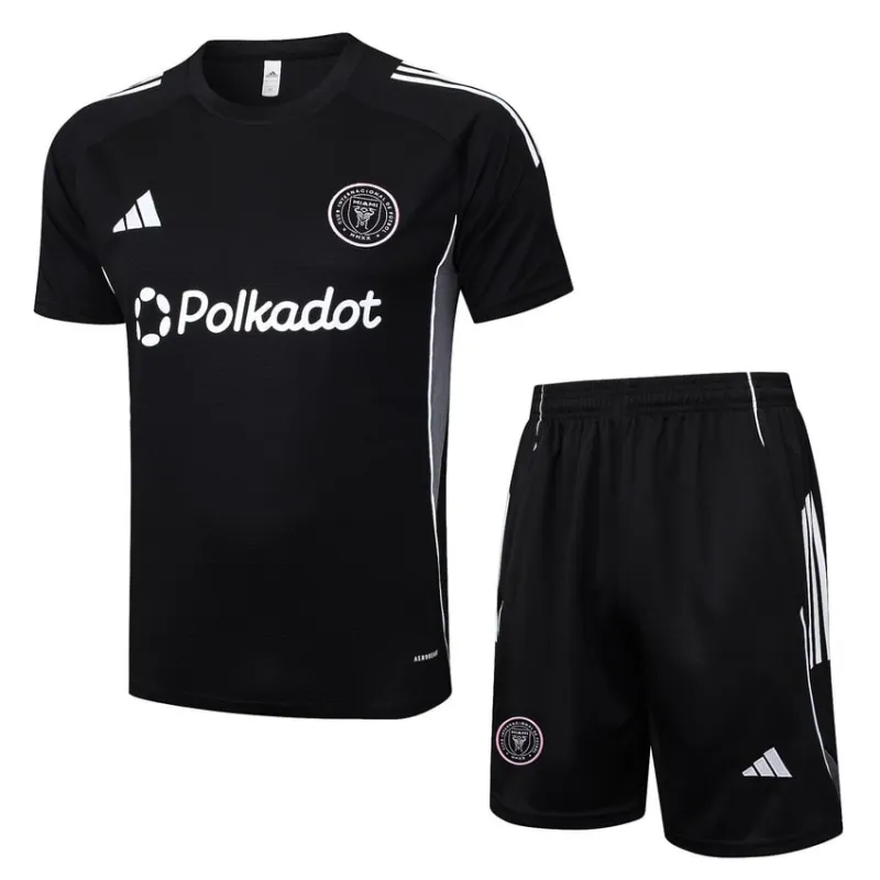 Inter Miami 2025/26 Training Jersey + Shorts - Black