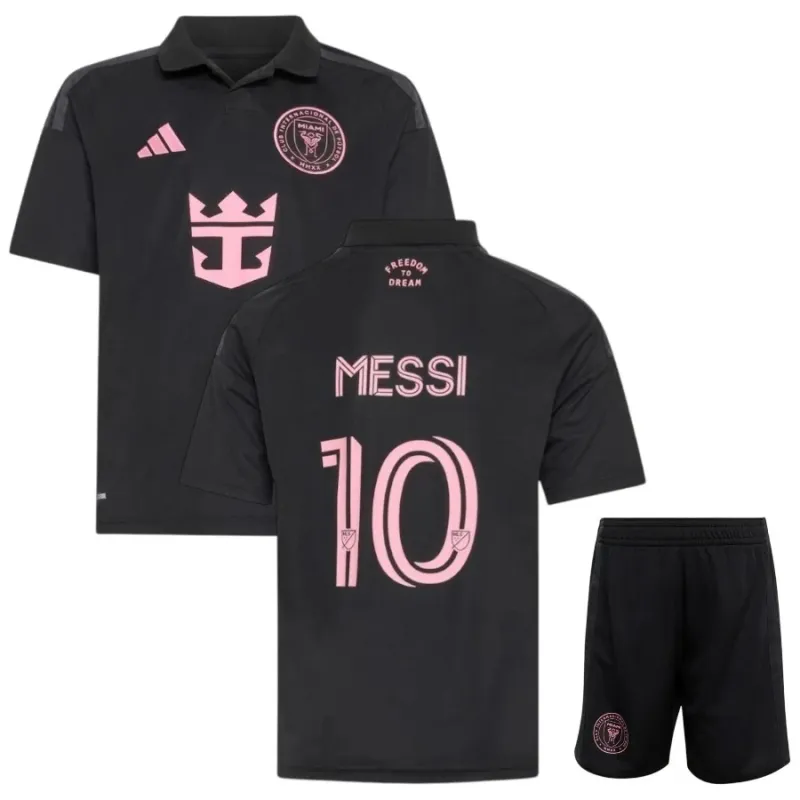 Completo Away Bambini Inter Miami MESSI 2026/27 Nero